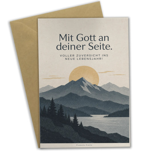 Ermutigende christliche Geburtstagskarte mit Bergen|p:2015166|h:53a344493e518ebe30c87f0a571c0429