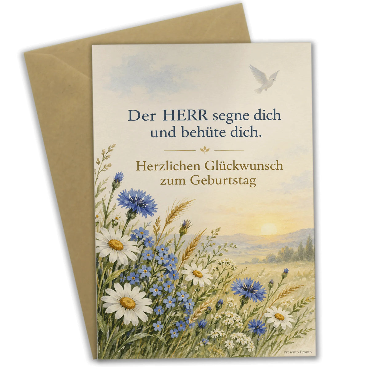 Segensreiche Christliche Geburtstagskarte mit Friedenstaube|p:2015168|h:674f575235ee4323df5d4a2d3cfce255