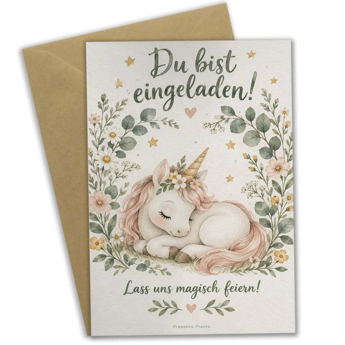 Süße Einladungskarten mit Baby-Einhorn für Kindergeburtstag|p:2015170|h:03138e92d027bb066b79f1cc6da22c4b