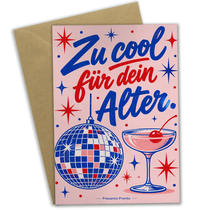 Coole Geburtstagskarte mit Discokugel für Junggebliebene|p:2015171|h:3e7096058ed751dbda20cac43ad4dc7c