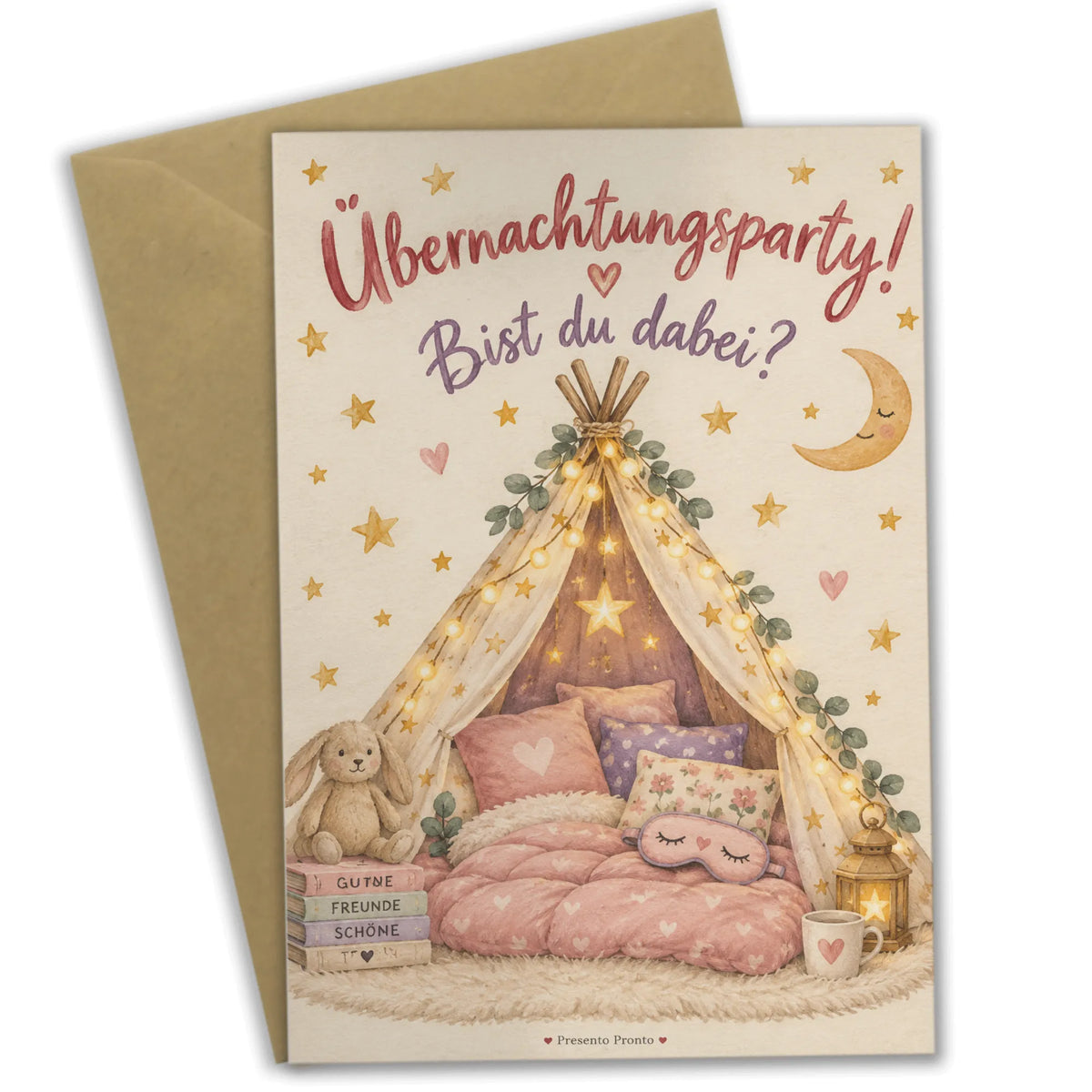 Süße Einladungskarten zur Übernachtungsparty mit Tipi|p:2015198|h:77dc3d36a6896a55ab049d34e41124e6