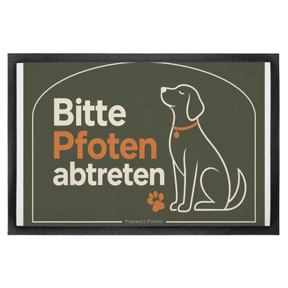 Lustige Fußmatte für Hundebesitzer mit Pfotenabdruck|p:2015214|h:03ce97298879d23b3f7c4c61d8c24d91