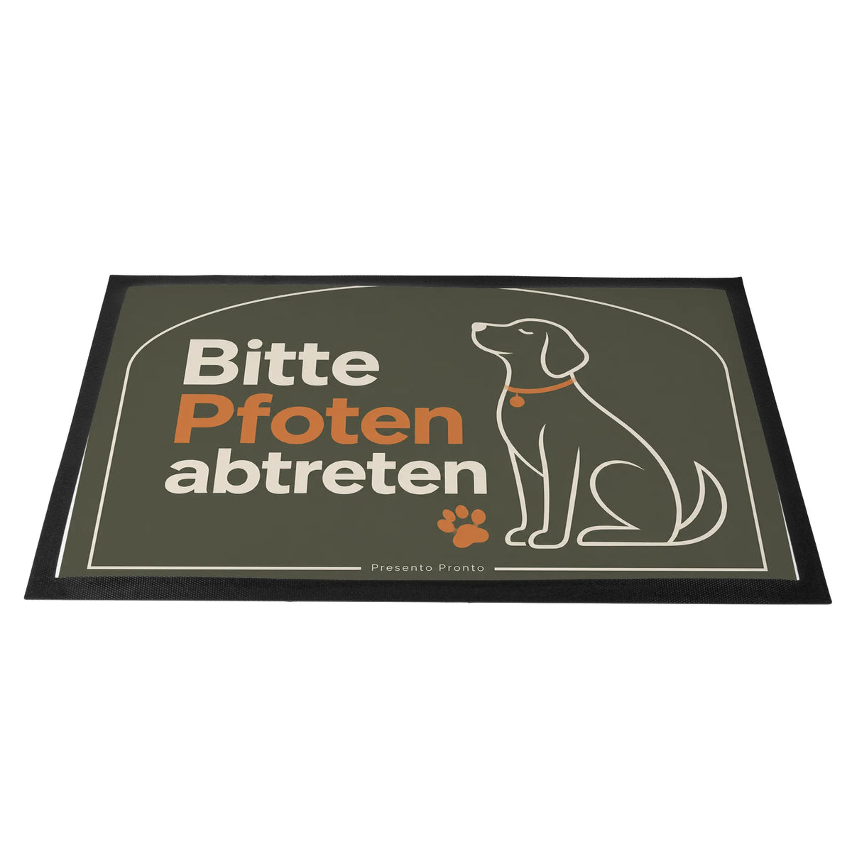 Lustige Fußmatte für Hundebesitzer mit Pfotenabdruck|p:2015214|h:02e94a64ab4f1bbe57101e17496b2d29