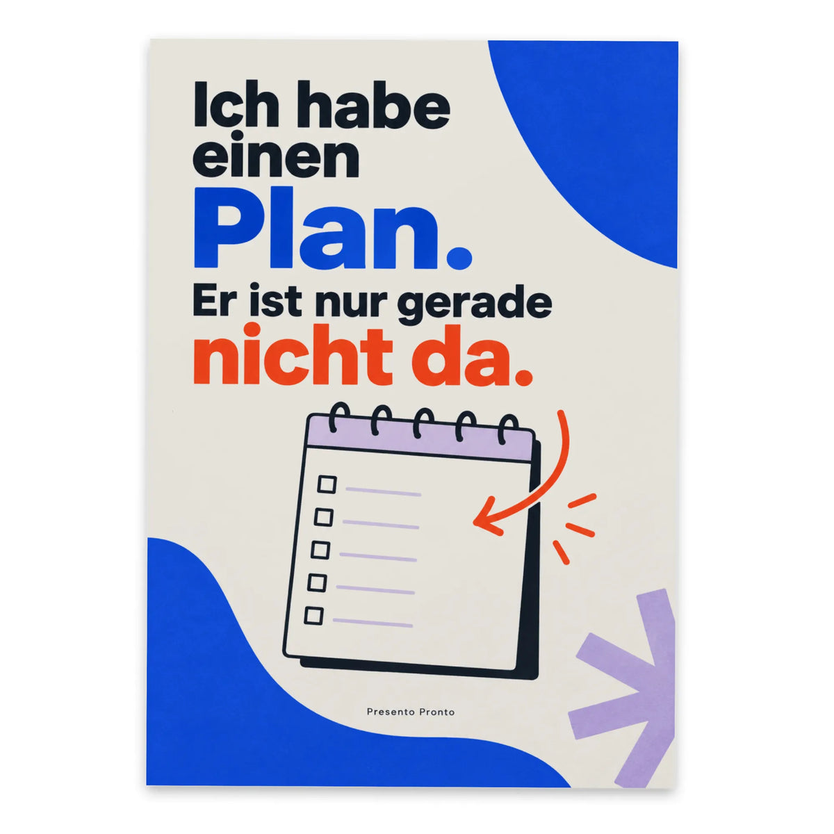 Lustige Postkarte mit Checkliste für verplante Chaoten|p:2015231|h:23fe3fd16c28470328d146ef4e0b0e58