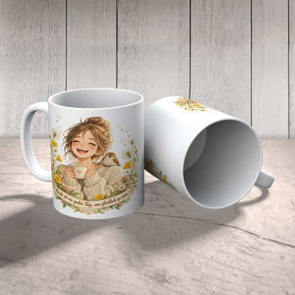 Fröhliche Tasse mit lebensfrohem Spruch für die beste Freundin|p:2015237|h:6a5de38123784e33f80b74706910e195