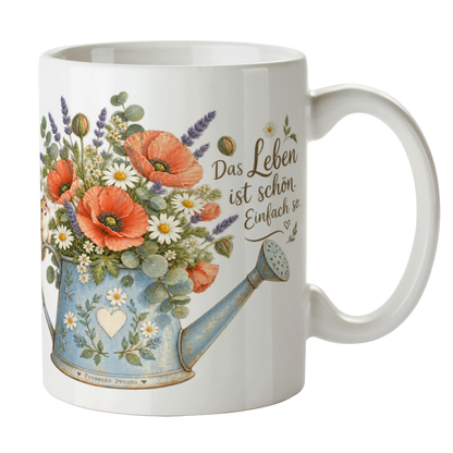Lebensfrohe Sprüche Tasse für Gartenfreundinnen mit Gießkanne|p:2015238|h:a9f16a35cf51d5425664c3065536acb9