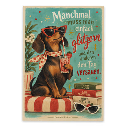 Lustige Postkarte für die Freundin mit Dackel|p:2015244|h:6117311b7fbc7f03d51fd4bdb8ed8e3f