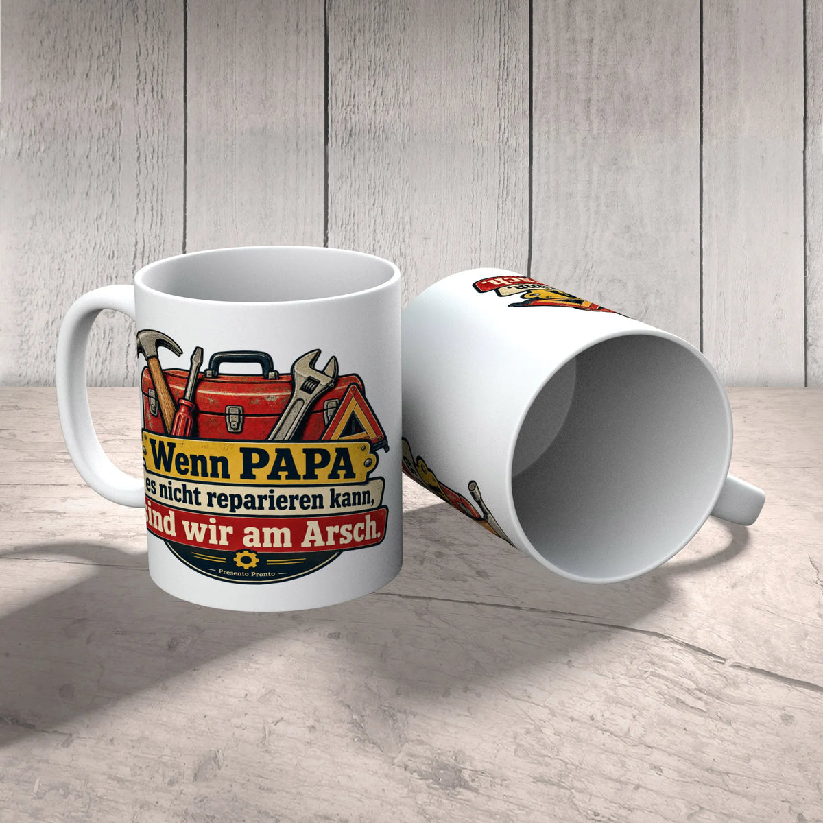 Lustige Tasse für Väter Wenn Papa es nicht reparieren kann Werkzeugkasten|p:2015250|h:d921b92f4826a21912e9386c5a48637d