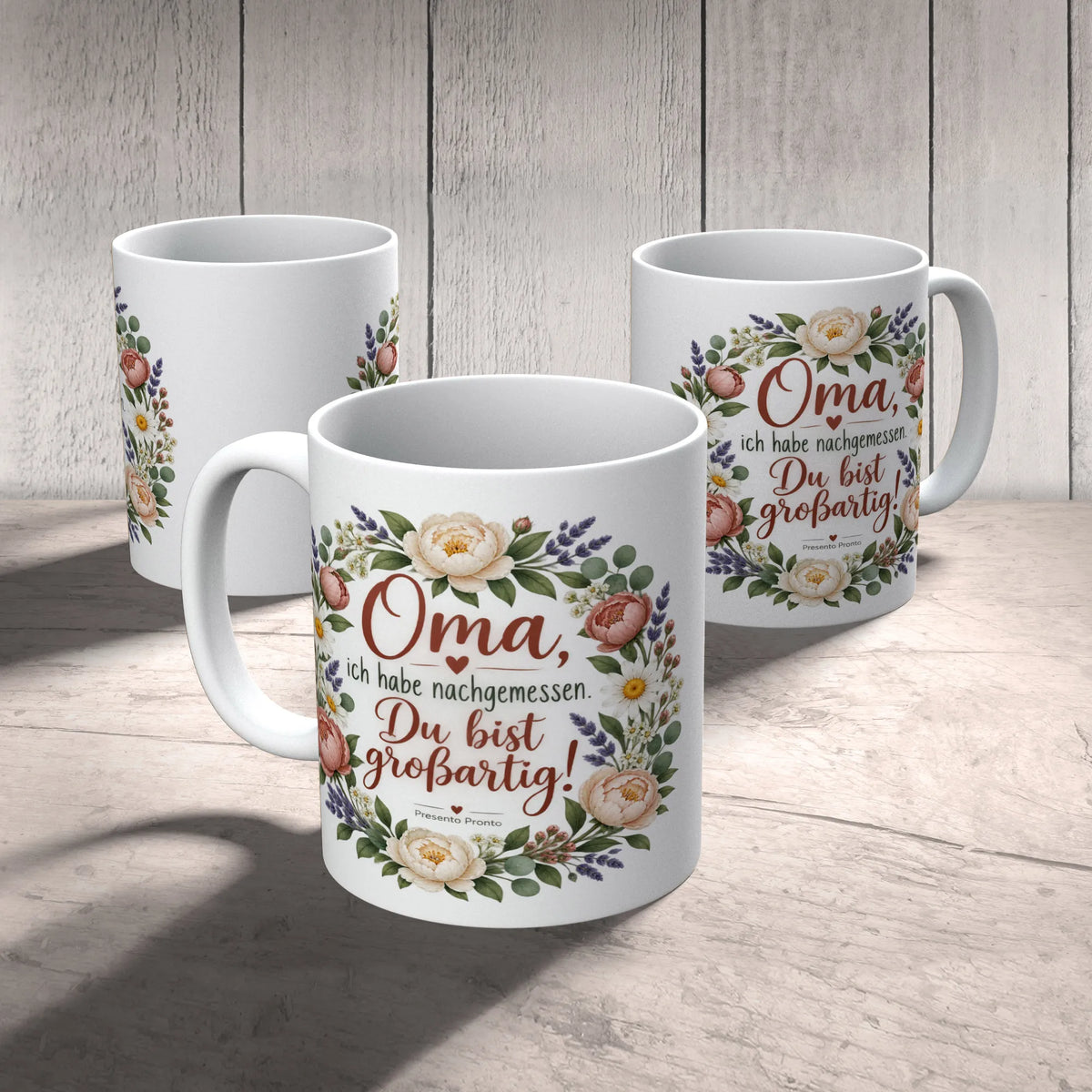 Lustige Tasse für die großartige Oma mit Blumenstrauß|p:2015251|h:1df5f6bc74d0df99288d8ed33e26f6d3