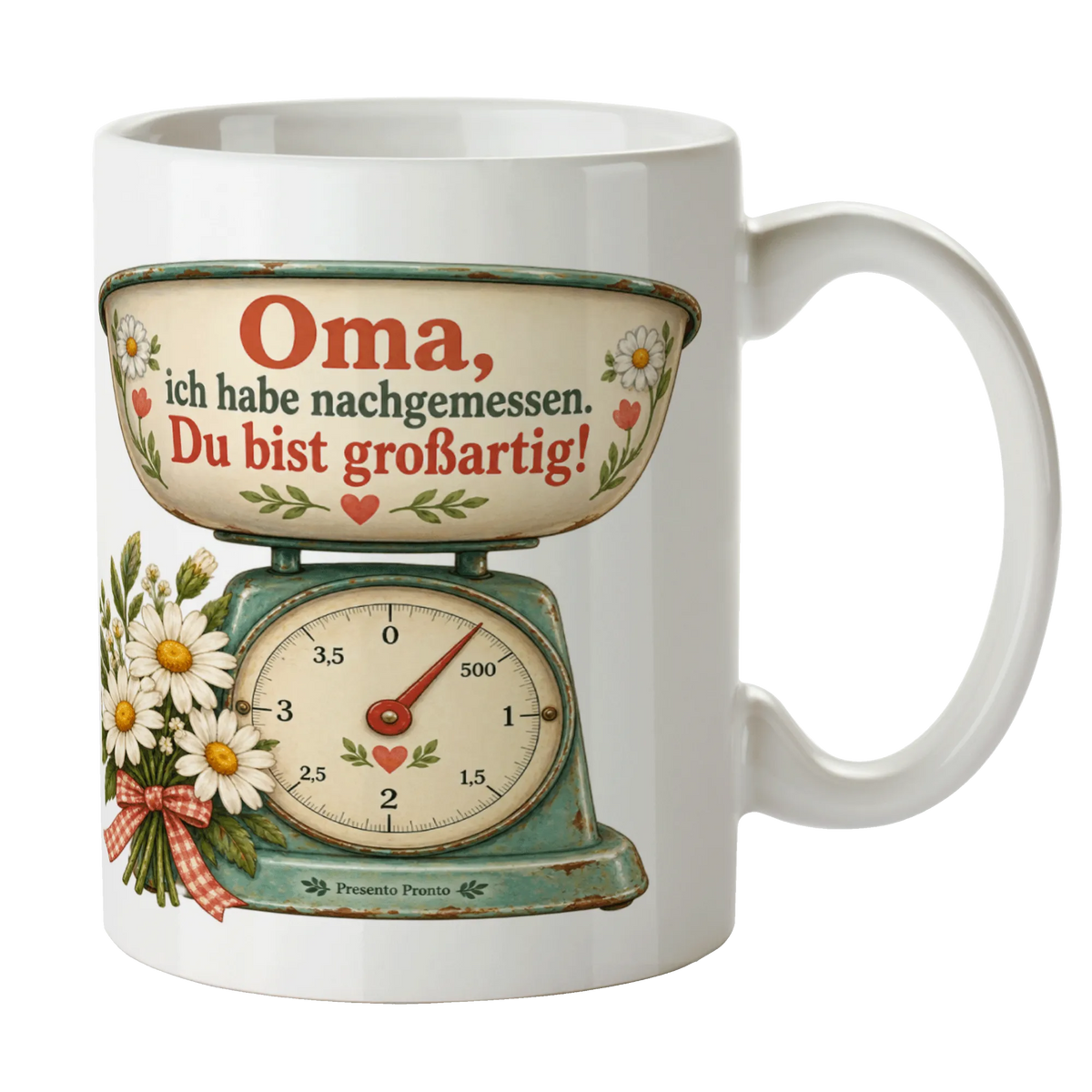 Liebevolle Tasse für Oma mit Gänseblümchenstrauß|p:2015258|h:92989389c9e5d685bf4b062cdf83ff1d