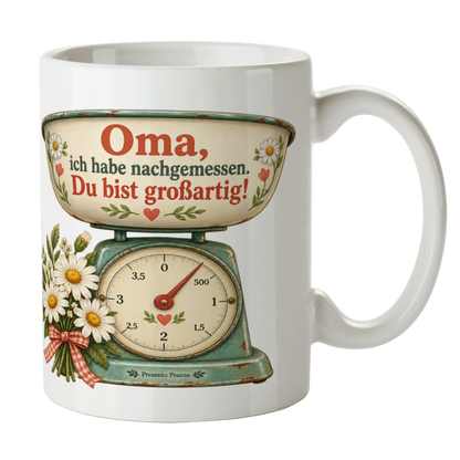 Liebevolle Tasse für Oma mit Gänseblümchenstrauß|p:2015258|h:92989389c9e5d685bf4b062cdf83ff1d