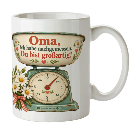 Liebevolle Tasse für Oma mit Gänseblümchenstrauß|p:2015258|h:92989389c9e5d685bf4b062cdf83ff1d