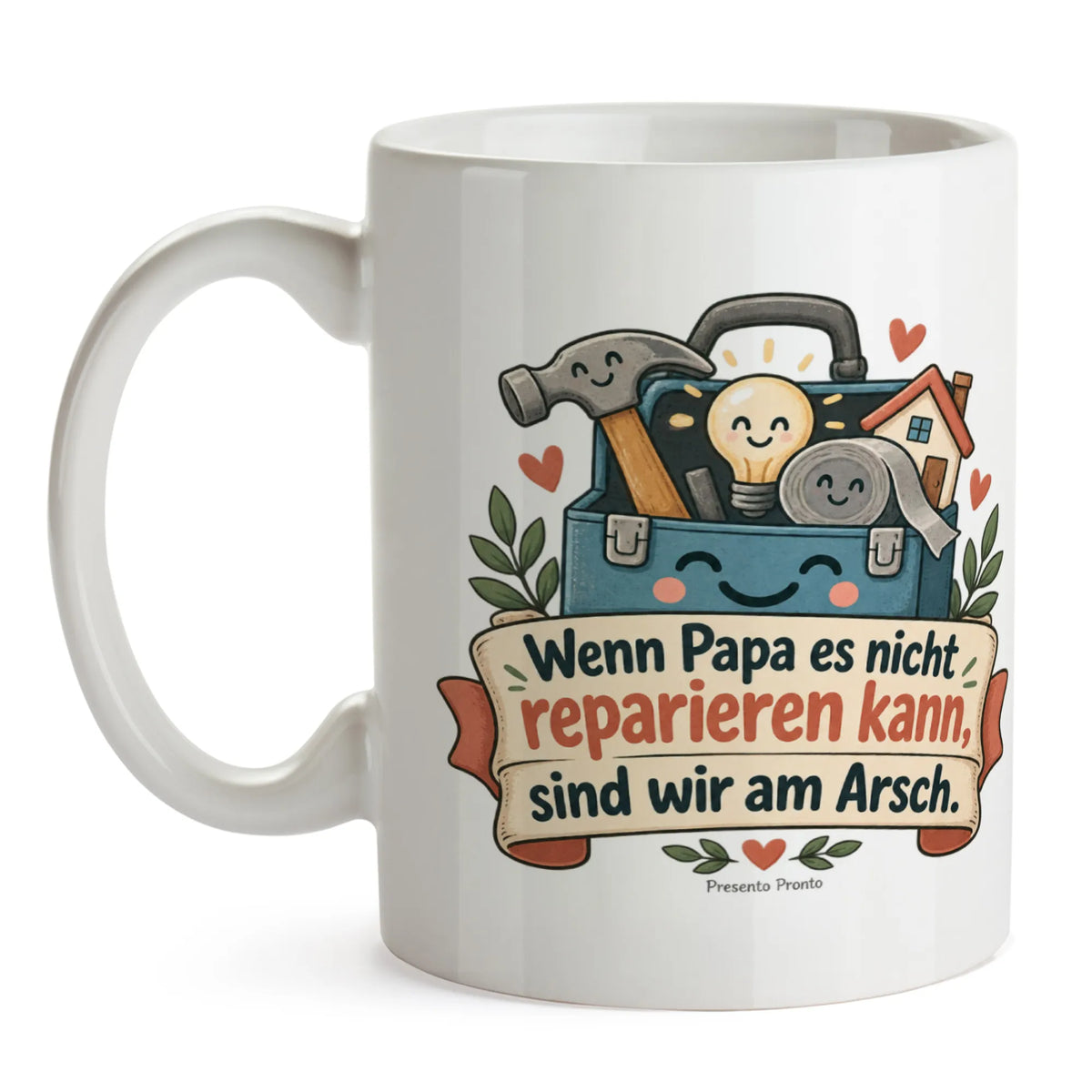 Lustige Tasse für Papa Wenn Papa es nicht reparieren kann sind wir am Arsch|p:2015260|h:e0a4190d1ee864d3097b22a2abe4eba5