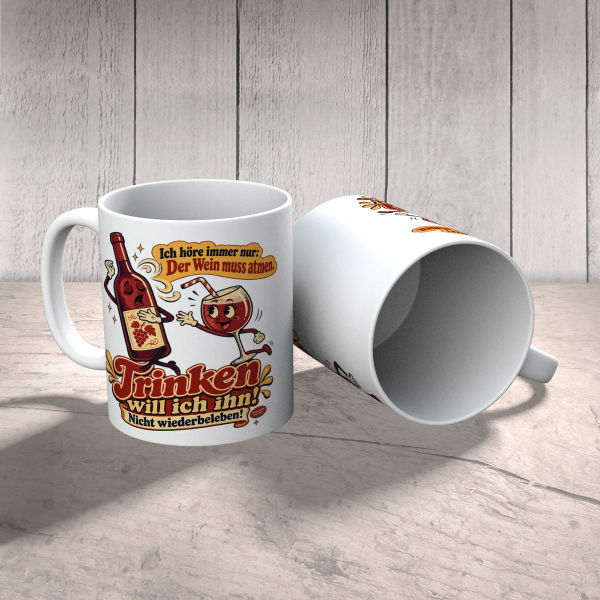 Lustige Tasse für Weinliebhaber mit Weinflasche|p:2015261|h:de686a29ce03b311d9e0fe5c03d01865