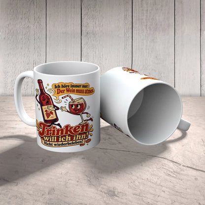 Lustige Tasse für Weinliebhaber mit Weinflasche|p:2015261|h:de686a29ce03b311d9e0fe5c03d01865