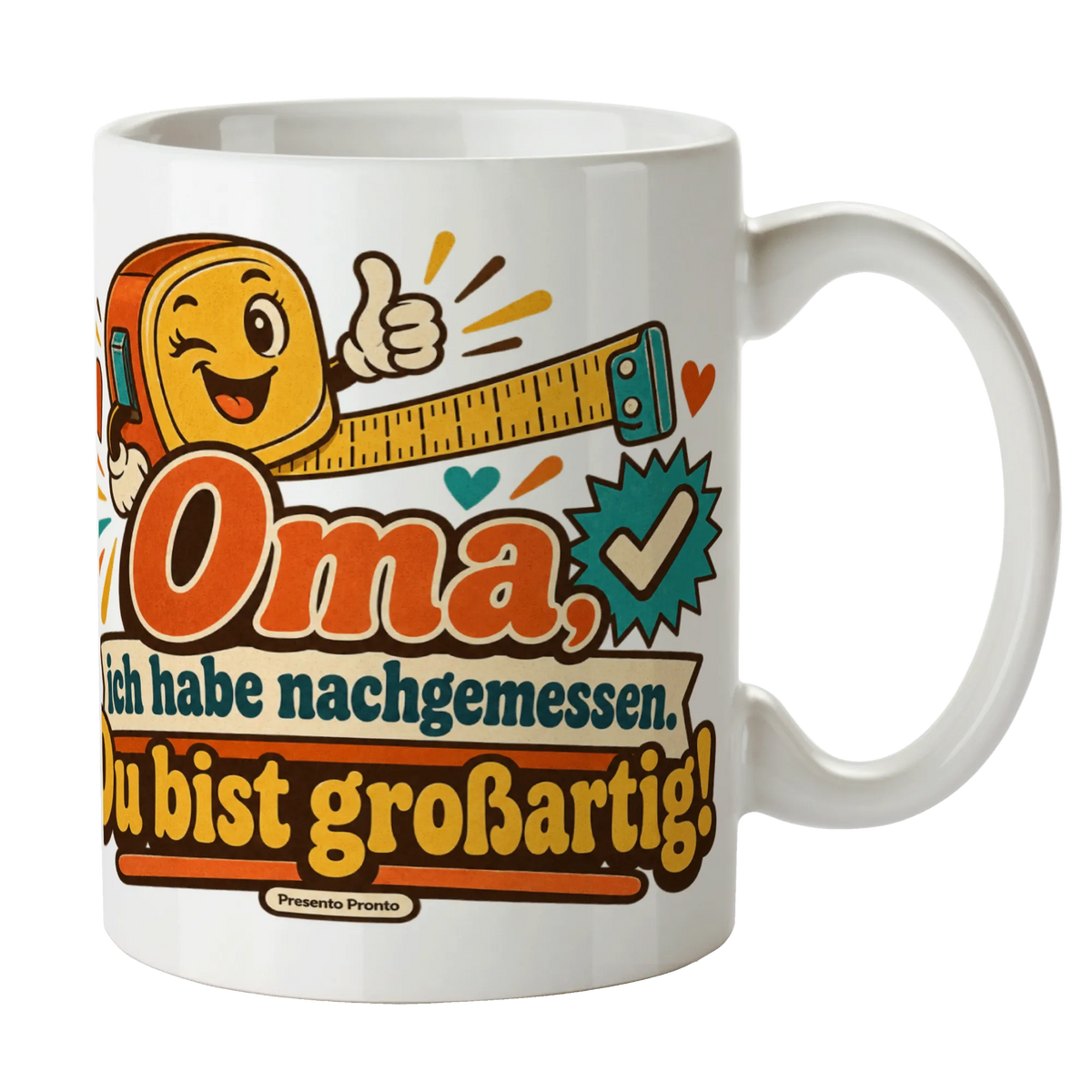 Lustige Tasse für die großartige Oma mit Maßband|p:2015265|h:47338569ede12edc3b34b2debab9a388