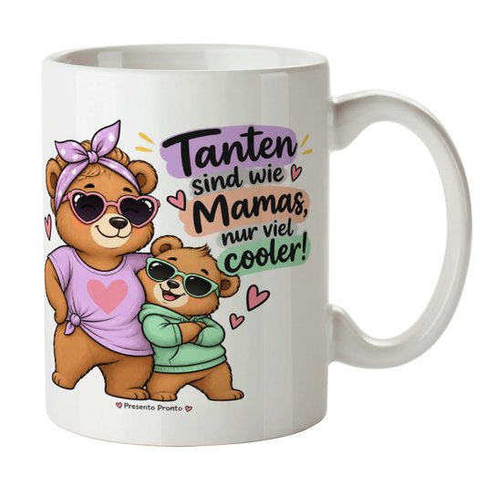 Lustige Tasse für die Tante wie Mamas nur cooler mit Bären|p:2015266|h:d5c7918b208d6f0257595719a9b491db