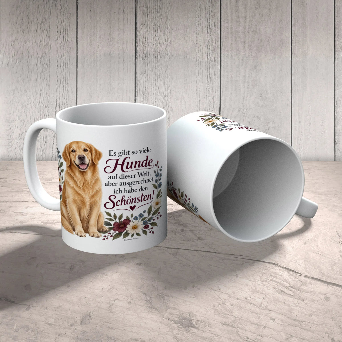 Stolze Tasse für Besitzer vom schönsten Hund mit Golden Retriever|p:2015267|h:f14a93086761a76bcef0a1038fd5e2b4