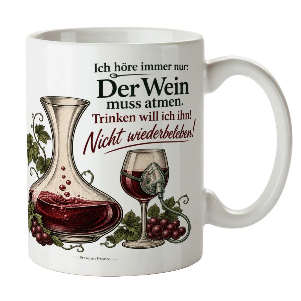 Lustige Weintasse für Weinliebhaber mit Dekanter|p:2015269|h:287fe614c9470ccbb9305bd84551baa1