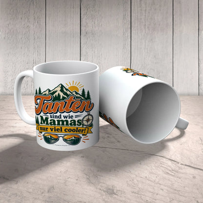 Lustige Tasse für Tante wie Mama nur viel cooler mit Kompass|p:2015270|h:52d561ea370c5fa5561bf1761e793172