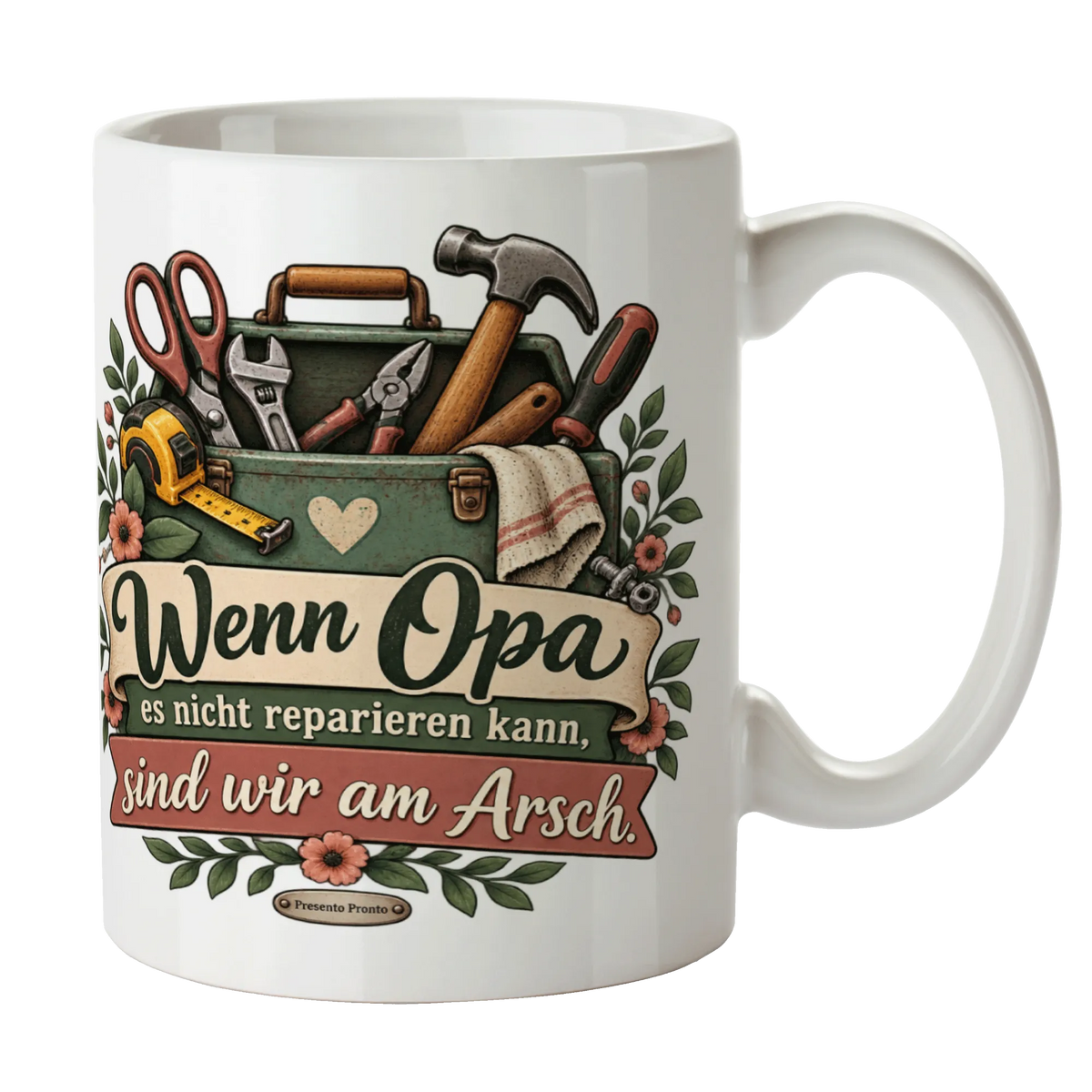 Lustige Tasse für Opa Wenn Opa es nicht reparieren kann sind wir am Arsch|p:2015273|h:aefa1e3823b9341e596066701059cad3