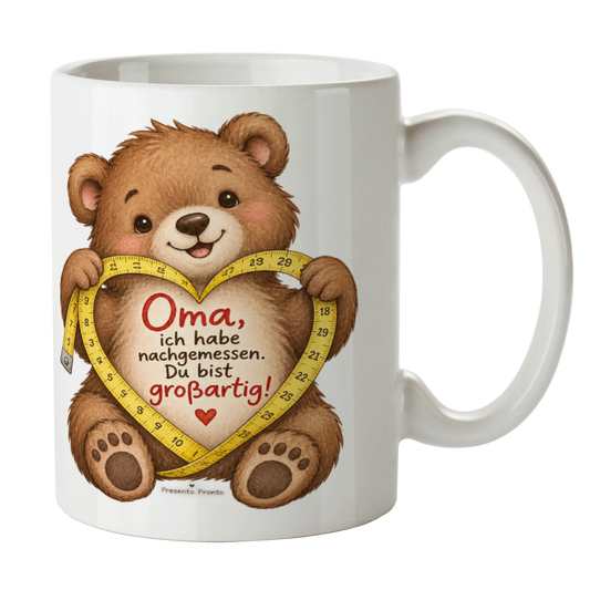 Lustige Tasse für Oma mit niedlichem Bär|p:2015275|h:a2f25dcf75c2c01ec5a50eeeb5ba699d