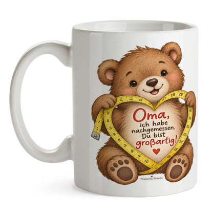 Lustige Tasse für Oma mit niedlichem Bär|p:2015275|h:0bd61f0a9780f40f311090ab4b63a743