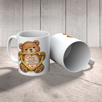 Lustige Tasse für Oma mit niedlichem Bär|p:2015275|h:fed7d0a512d0ffba1b77b2cd9b327391