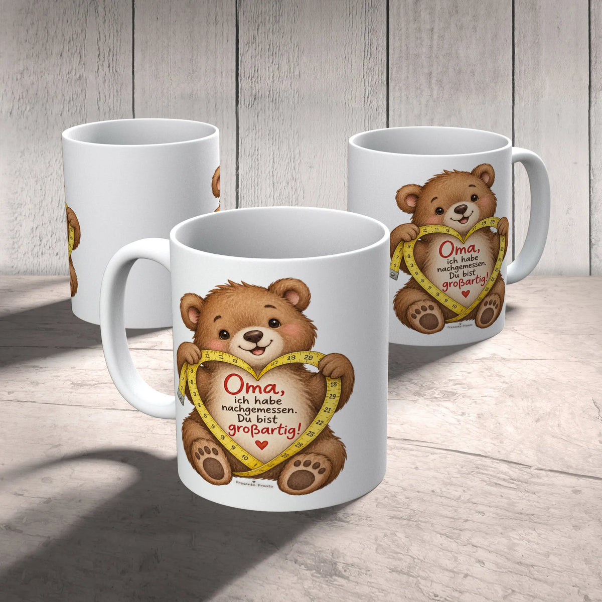 Lustige Tasse für Oma mit niedlichem Bär|p:2015275|h:73d165c47a3f32e49d075d60e5650116