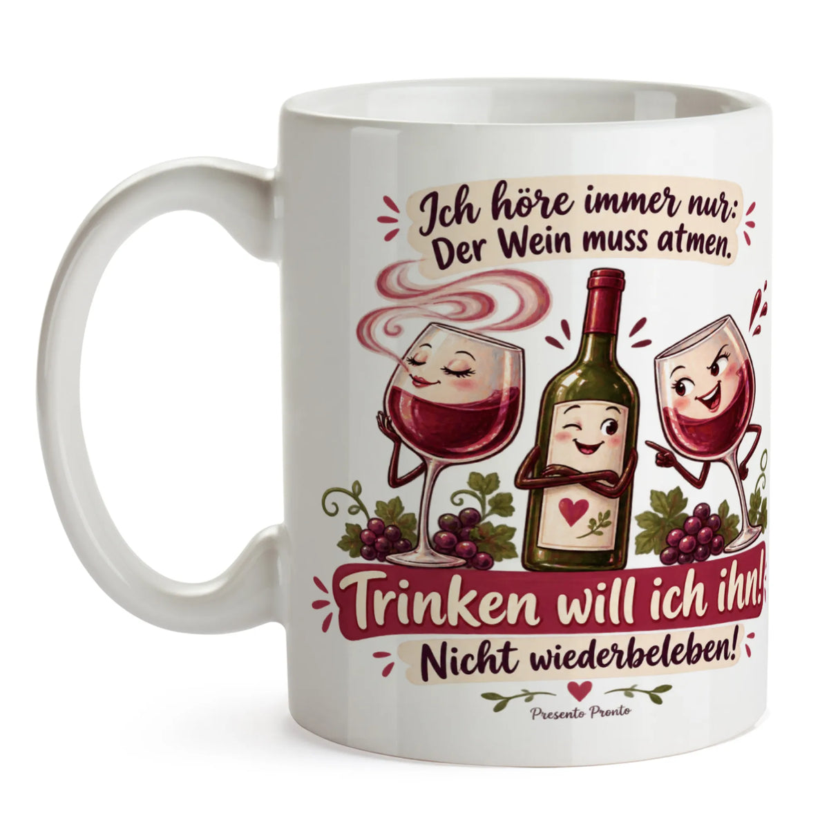 Lustige Tasse für Weinliebhaber mit Weingläsern|p:2015276|h:0d2de517ee35a18cf3ee458182e95382