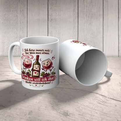 Lustige Tasse für Weinliebhaber mit Weingläsern|p:2015276|h:4a58605fe907758af8227d44ae4edbe8