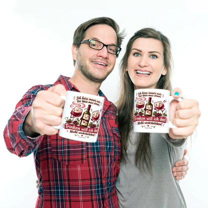 Lustige Tasse für Weinliebhaber mit Weingläsern|p:2015276|h:2d533f47d9c41ed030cf6de07bdb1d9a