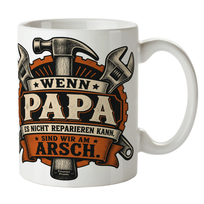 Lustige Tasse für Papa mit gekreuzten Schraubenschlüsseln|p:2015277|h:606c7b3916dfc3dc3ea5c745b9b0727a