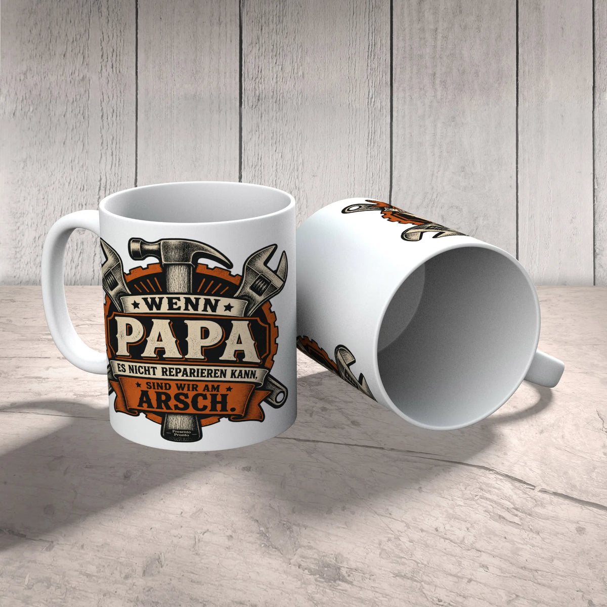 Lustige Tasse für Papa mit gekreuzten Schraubenschlüsseln|p:2015277|h:cbe02ac37d6a4f336bff6ac7694e7f87