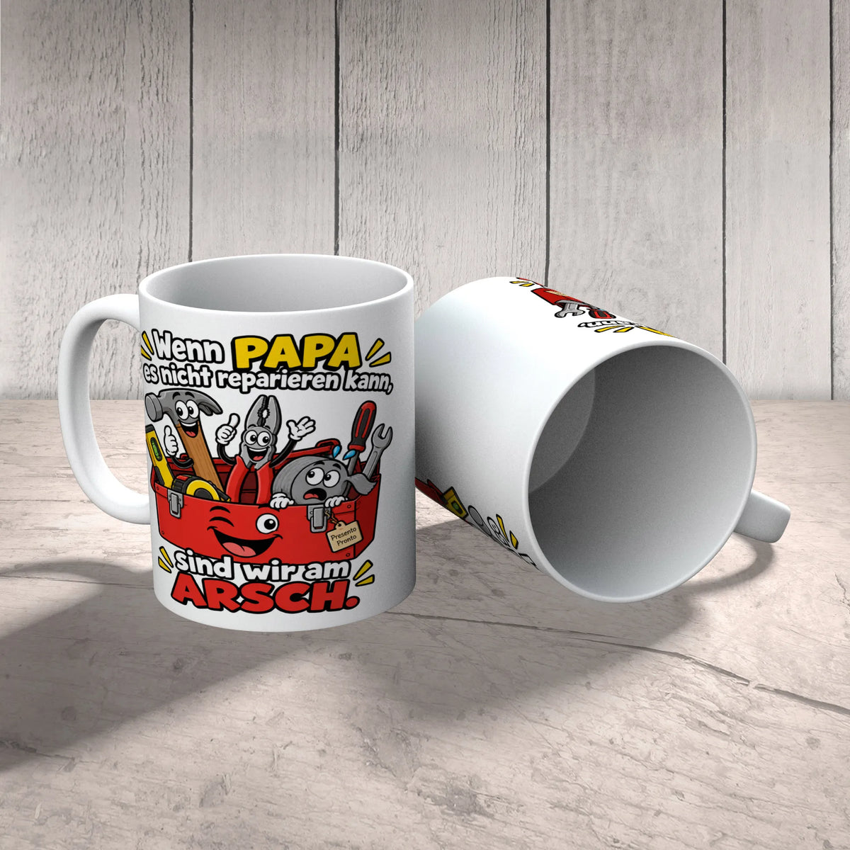 Lustige Tasse für Papa Wenn Papa es nicht reparieren kann sind wir am Arsch|p:2015281|h:90db1e57e63d95329d9d558d47cbfd8d