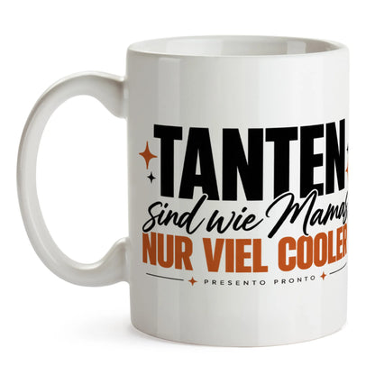 Coole Tasse Tanten sind wie Mamas nur viel cooler in Schwarz und Terrakotta|p:2015292|h:ec478faf447341949368228a436d4151