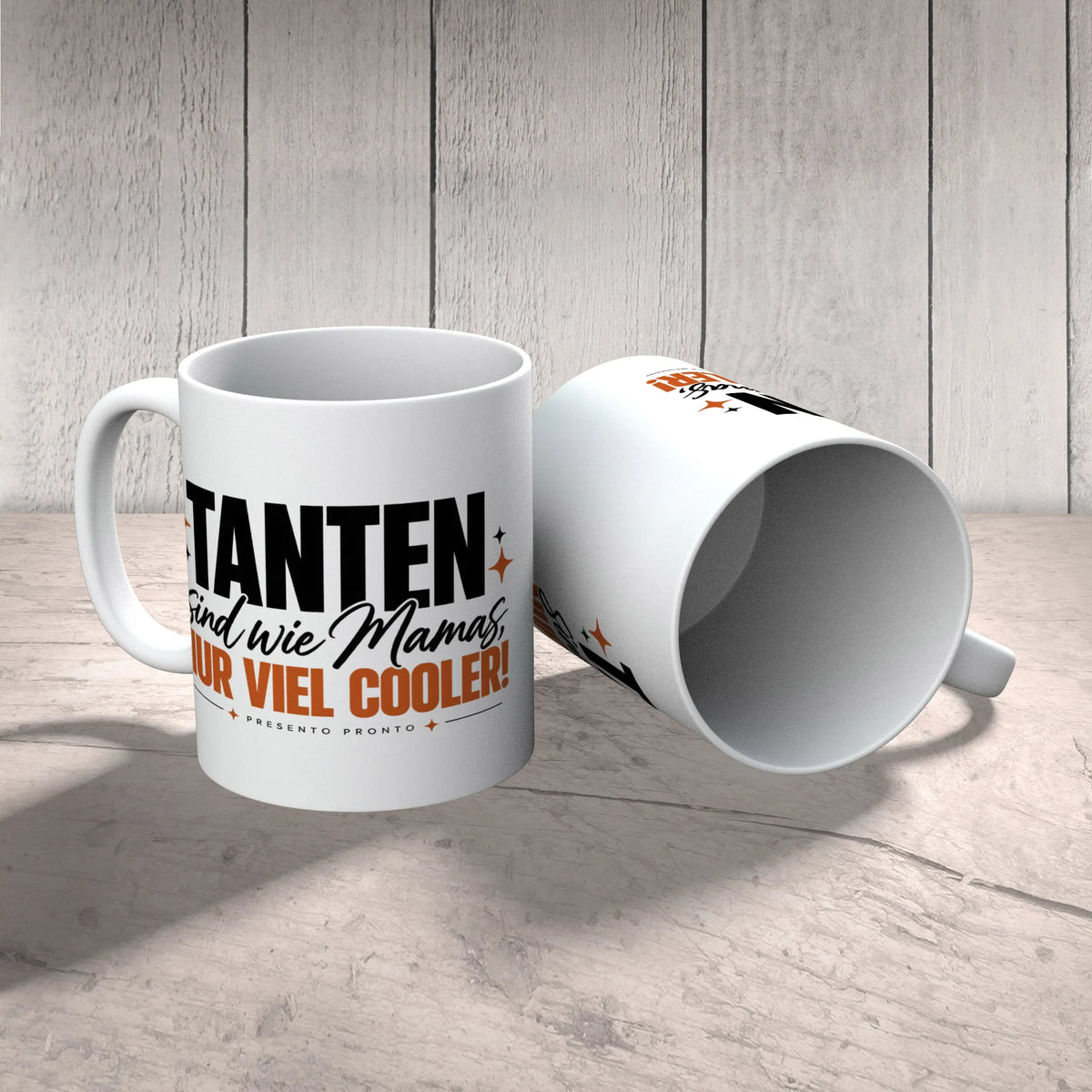 Coole Tasse Tanten sind wie Mamas nur viel cooler in Schwarz und Terrakotta|p:2015292|h:fcf48eff9aa01cf9fd7156b29cb932f1