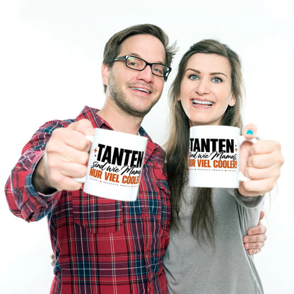 Coole Tasse Tanten sind wie Mamas nur viel cooler in Schwarz und Terrakotta|p:2015292|h:8d3272ac23c5680ed6930f740c53da86