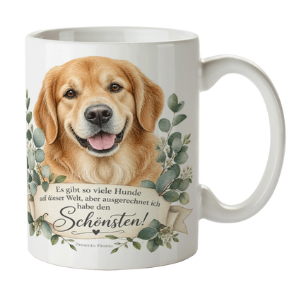 Stolze Tasse für Besitzer vom schönsten Hund mit Golden Retriever|p:2015293|h:d81edc3a94f7691d4957bd9e7306f687