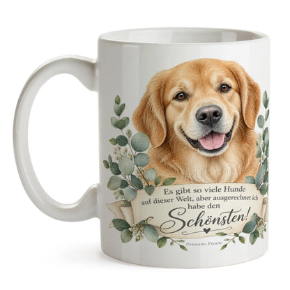 Stolze Tasse für Besitzer vom schönsten Hund mit Golden Retriever|p:2015293|h:cb8ddbcb9393745598e1a4d0767b00b4