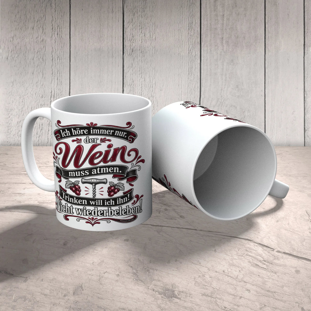 Lustige Tasse für Weinliebhaber mit Korkenzieher|p:2015295|h:593e7e353a8d0b46c48eebc565e96326