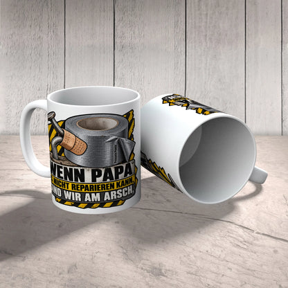Lustige Tasse für Papa Wenn Papa es nicht reparieren kann|p:2015297|h:3f27f507a76107bbbc463985b4d249bf