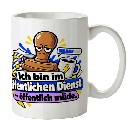 Lustige Beamtensprüche Tasse für Kollegen mit Amtsstempel|p:2015307|h:661e781758af280ebd445a390edd658c