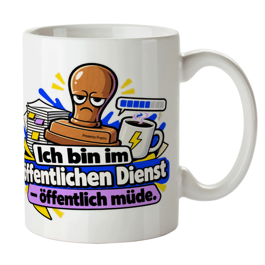 Lustige Beamtensprüche Tasse für Kollegen mit Amtsstempel|p:2015307|h:661e781758af280ebd445a390edd658c