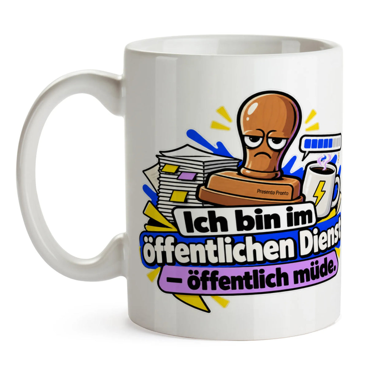 Lustige Beamtensprüche Tasse für Kollegen mit Amtsstempel|p:2015307|h:71c50057a65513af3cb9b9e82351bd88