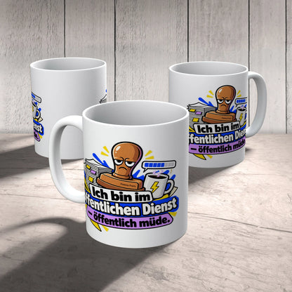 Lustige Beamtensprüche Tasse für Kollegen mit Amtsstempel|p:2015307|h:f3170aa68d123a809891785dedb8674e