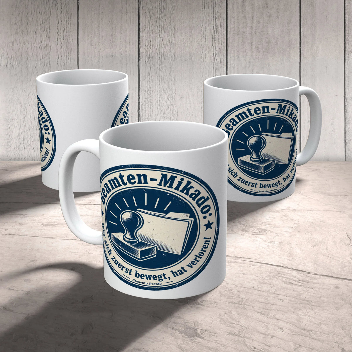 Lustige Tasse für Beamte mit Stempel und Akte|p:2015312|h:5ef3a494071ce4b1241153bd67ec8298