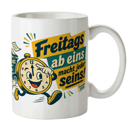 Lustige Tasse für Beamte mit weglaufender Uhr|p:2015316|h:9369f96c763b14e919ac9a655f552d73