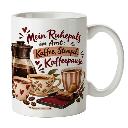 Lustige Tasse für Beamte mit Kaffeekanne|p:2015317|h:48b698189dc1eafa26d03b8b81b73a0e