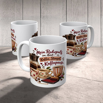 Lustige Tasse für Beamte mit Kaffeekanne|p:2015317|h:e34921387f8d2bb5b1d70940272af40e
